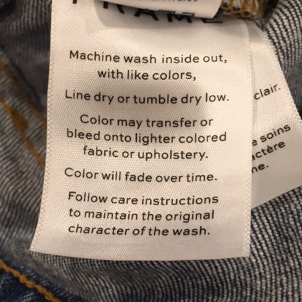 {Frame Denim}Sz 31 Woman's Le Boy Wide Release - Picture 5 of 8
